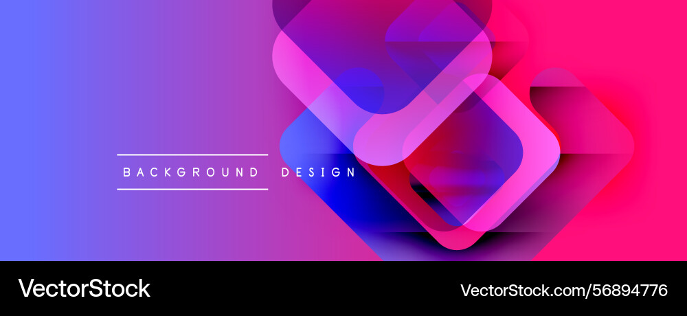 Vibrant gradient background features overlapping Vibrant gradient background features overlapping Vector Image