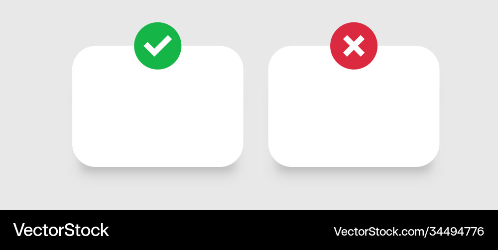 Web windows template positive green query Vector Image