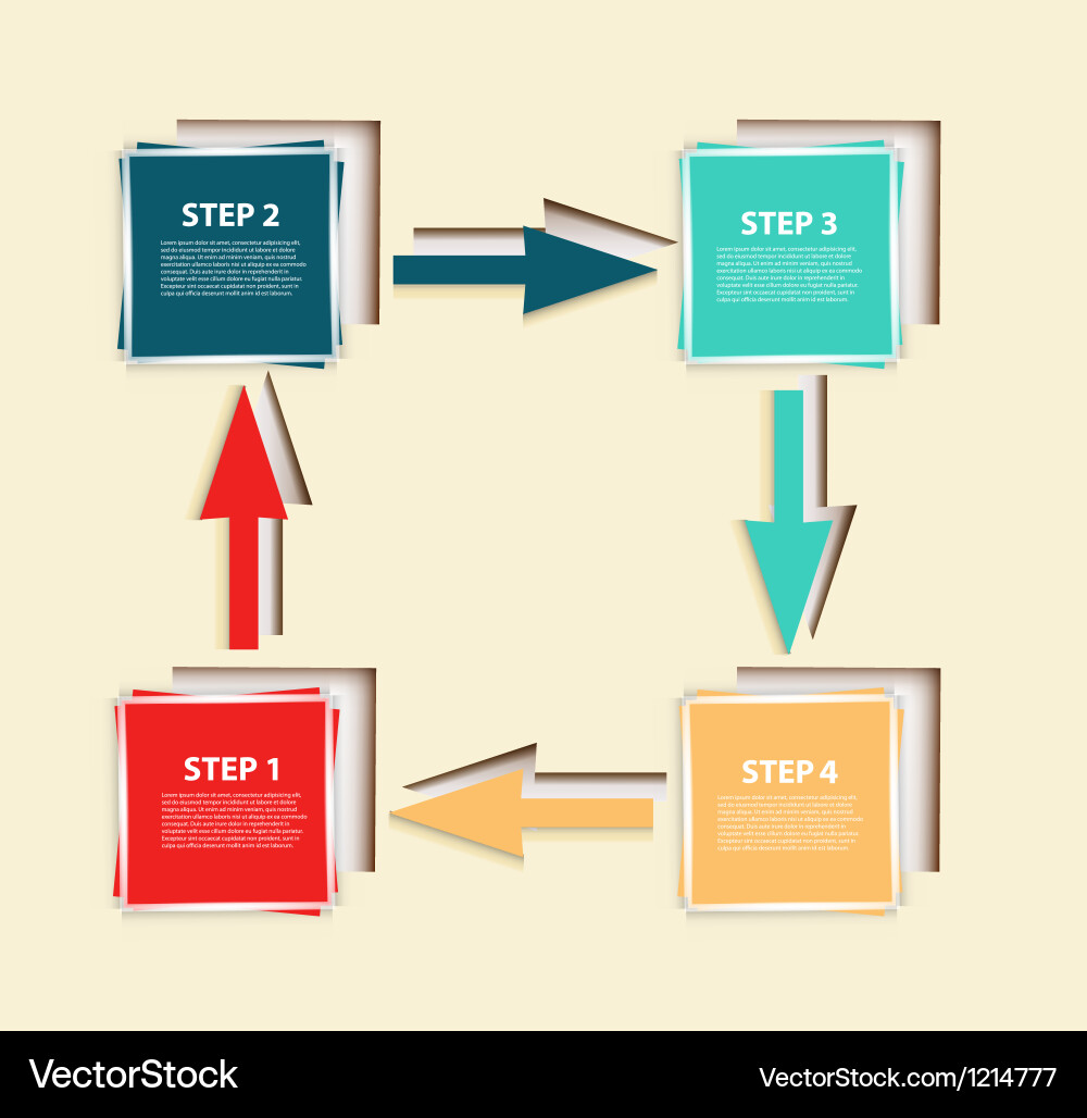 Background with squares vector image