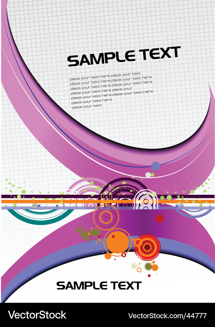 Dynamic Abstract Swirls vector image