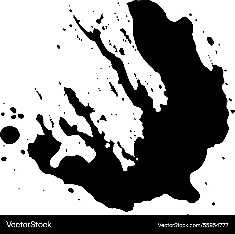 Schwarze Tintentropfen und Lackspritzer Hand gezogen Schwarze Tintentropfen und Lackspritzer Hand gezogen vektorbild