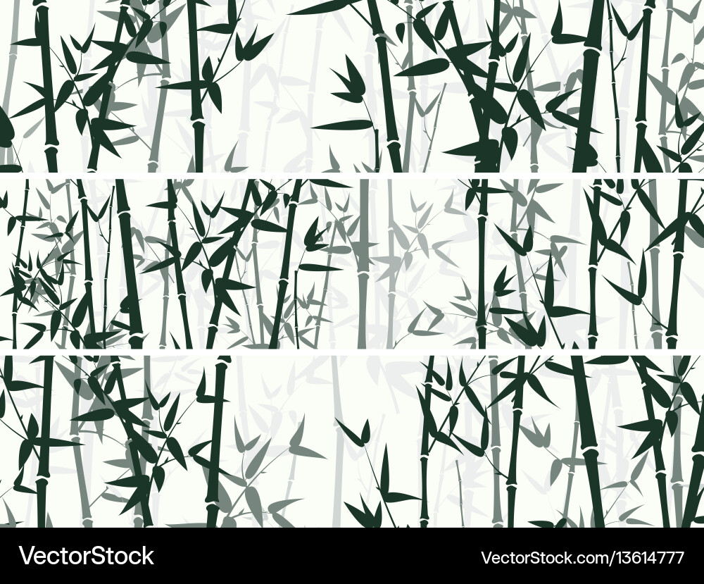 Serene Bamboo Forest Vector Image