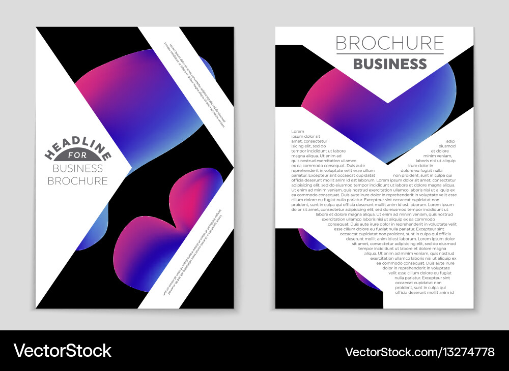 Abstract layout background set for art vector image