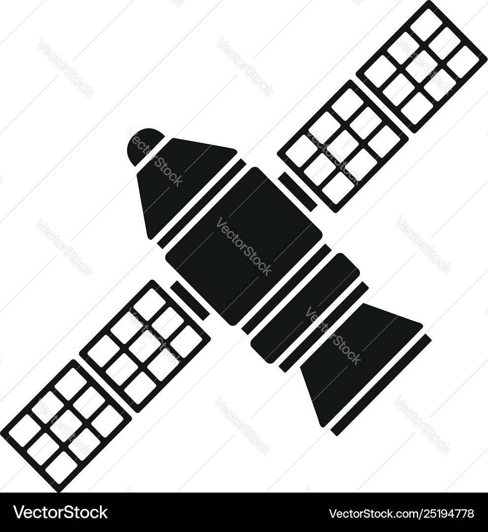 Astronomy space station icon simple style Vector Image