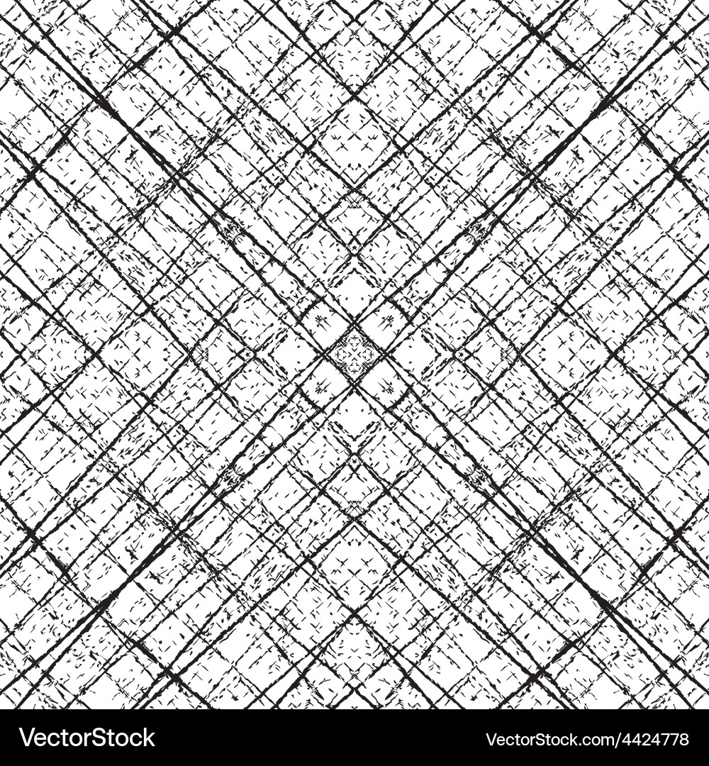 Diagonal Grid Texture - Rough Linen vector image