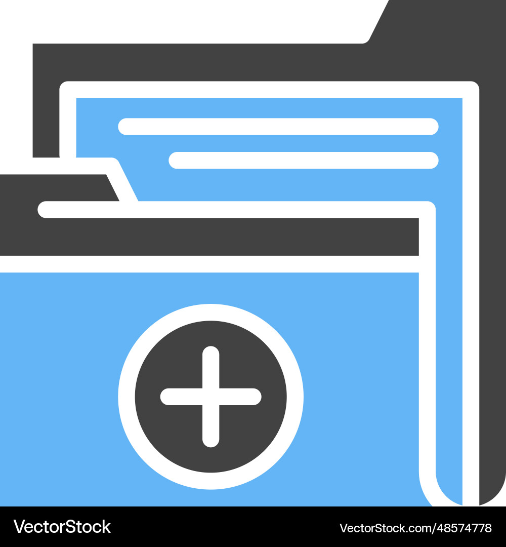 Folder icon image Vector Image