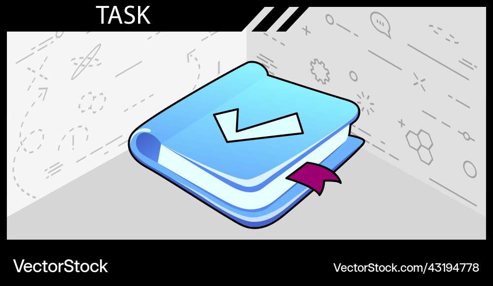 Task isometric design icon web 3d colorful Task isometric design icon web 3d colorful vector image