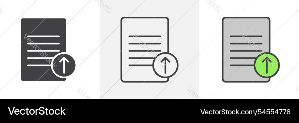 Upload file icon Upload file icon vector image