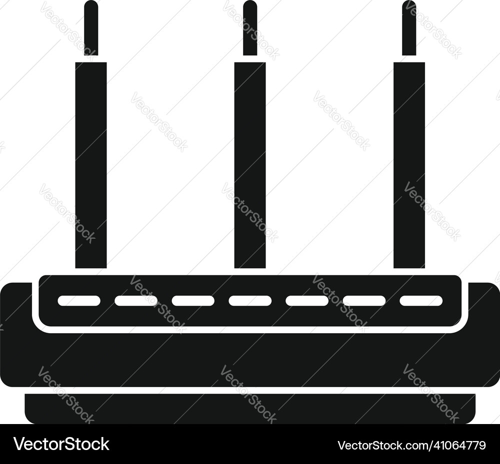 Router modem icon simple wifi internet Router modem icon simple wifi internet vector image