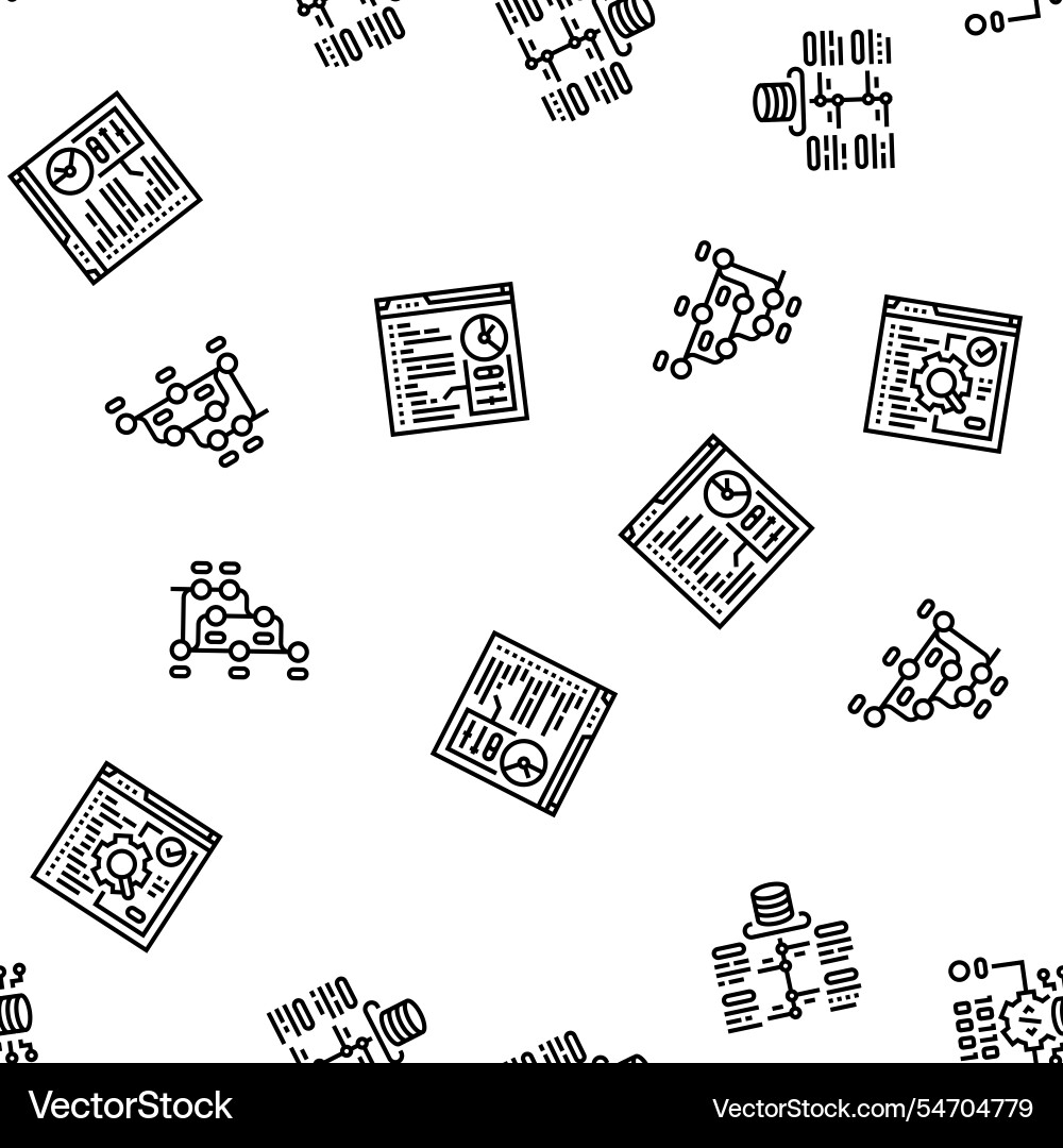 Software engineer computer code seamless pattern Software engineer computer code seamless pattern Vector Image