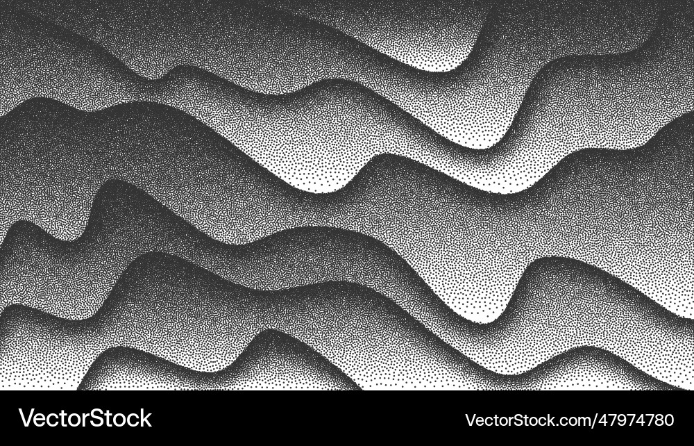 3d abstract smooth curved lines retro style 3d abstract smooth curved lines retro style vector image