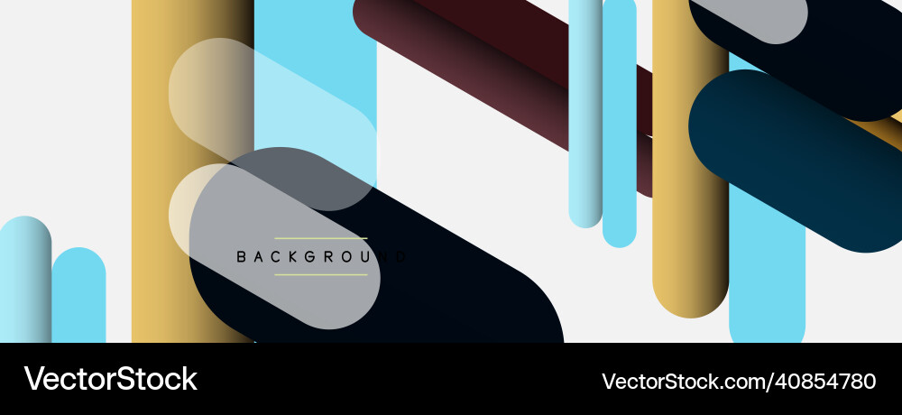 Abstract background round shapes lines Abstract background round shapes lines Vector Image