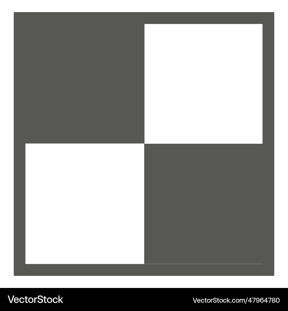 Check pattern square icon Vector Image