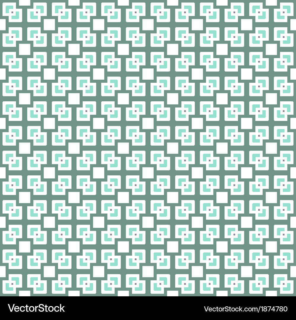 Crosses and Squares Pattern vector image