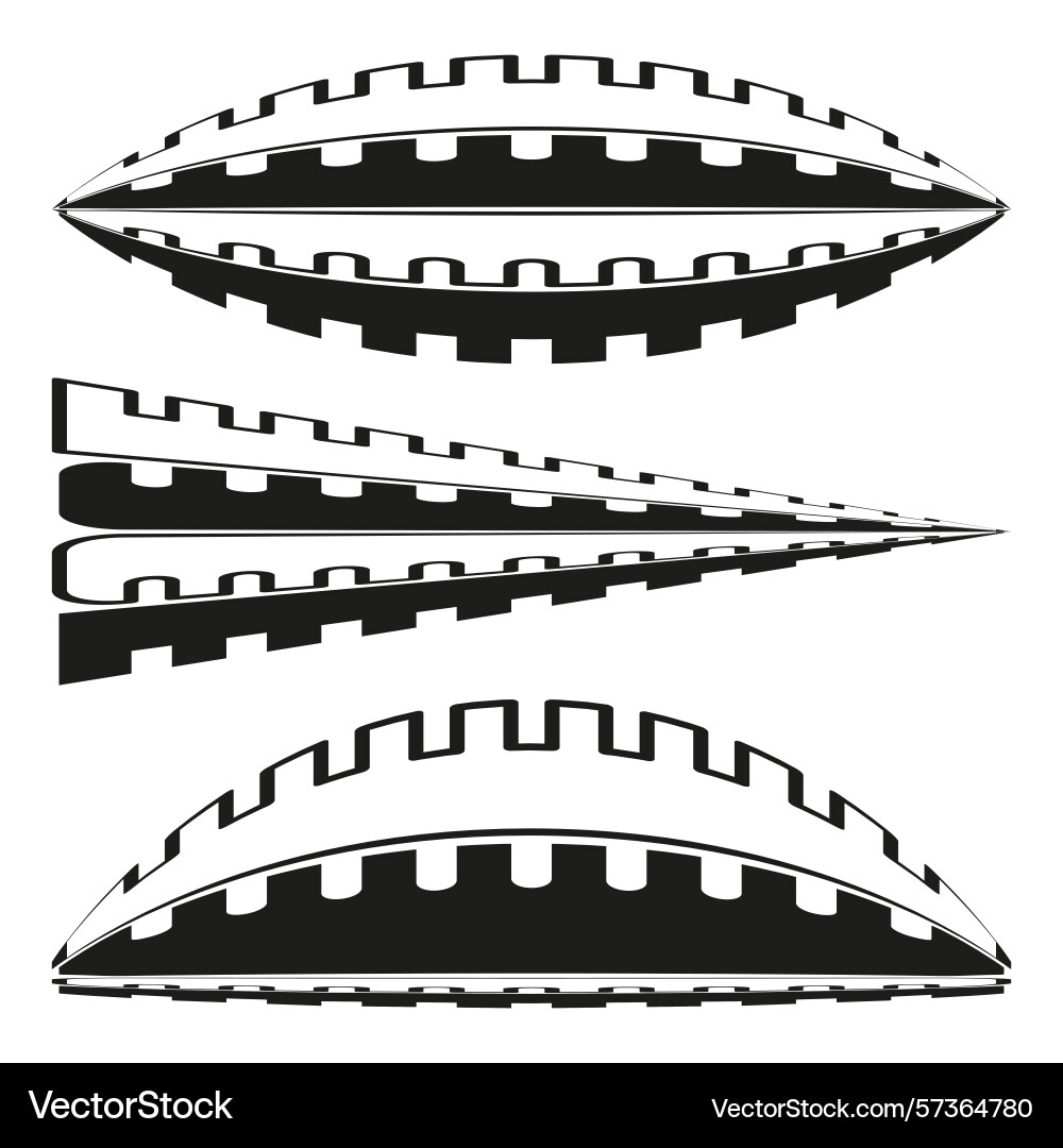 Decorative shape set abstract border elements Decorative shape set abstract border elements vector image