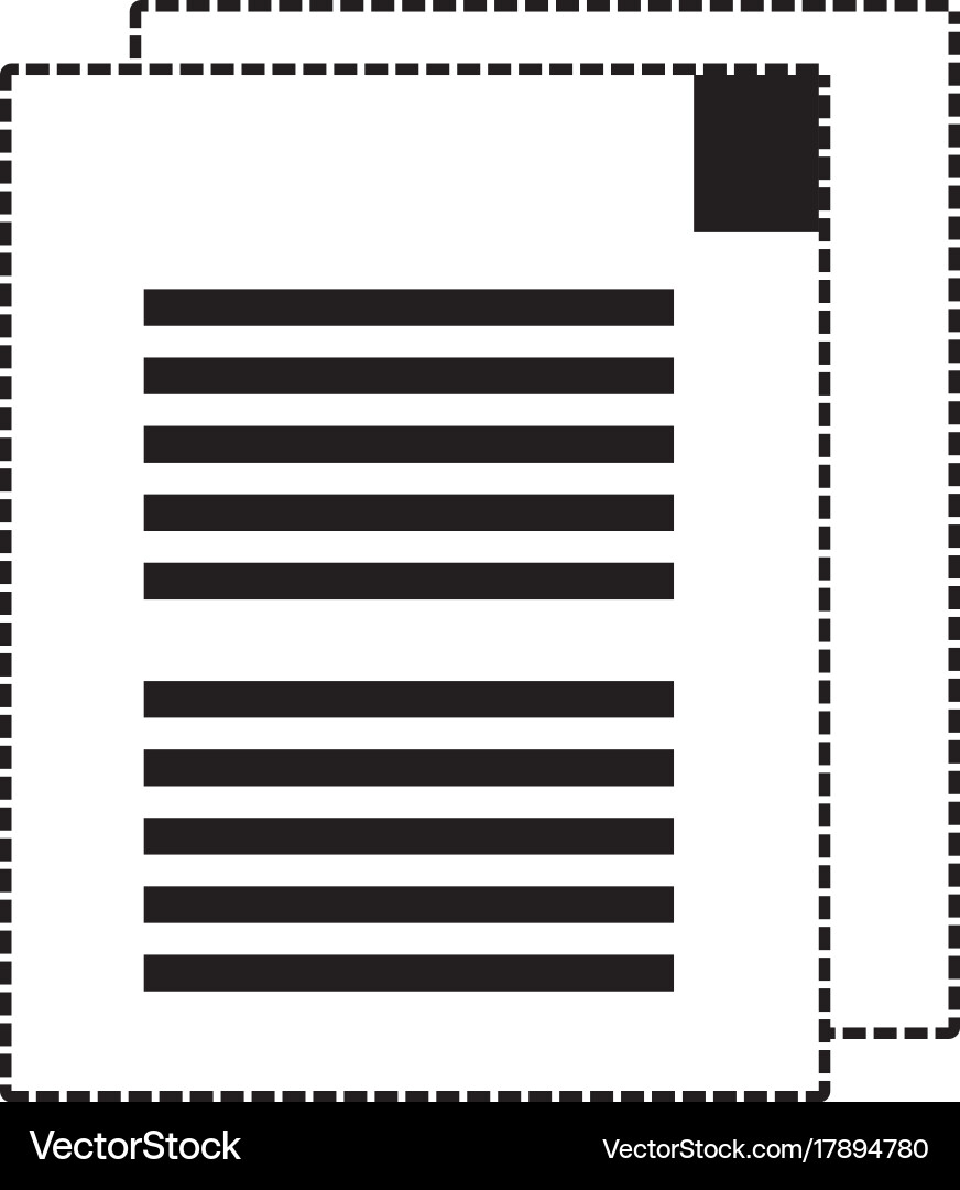 Documents pages icon Vector Image