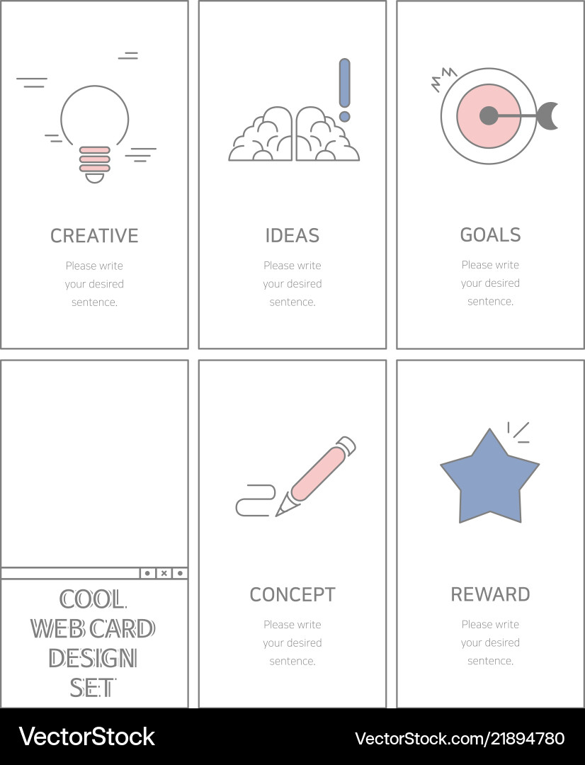 Website element web design ui Vector Image