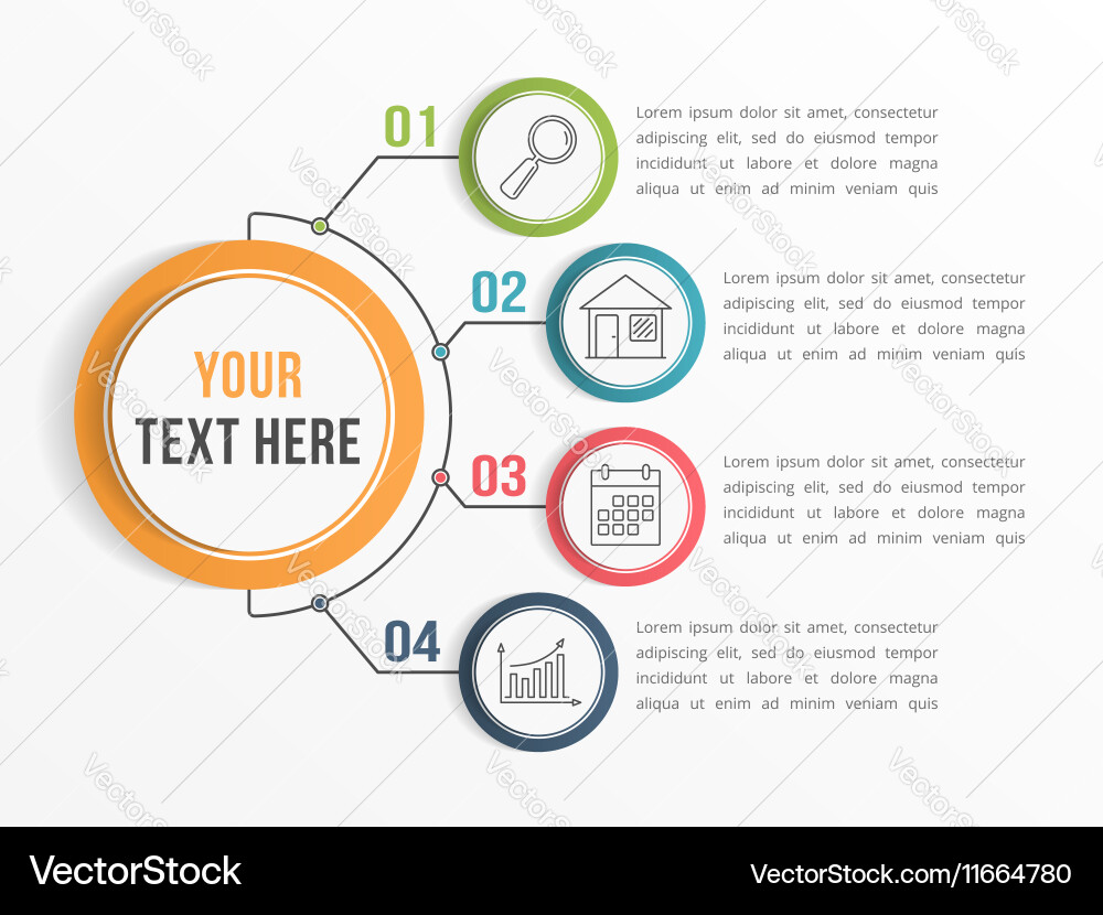 Workflow Diagram Template vector image