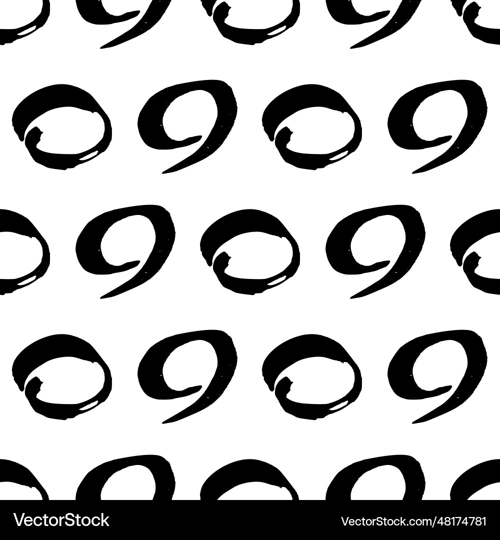 Seamless pattern with sketch circles shape Seamless pattern with sketch circles shape Vector Image