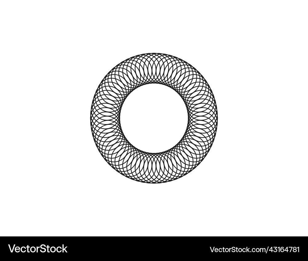 Spirograph abstract element on white background Spirograph abstract element on white background vector image