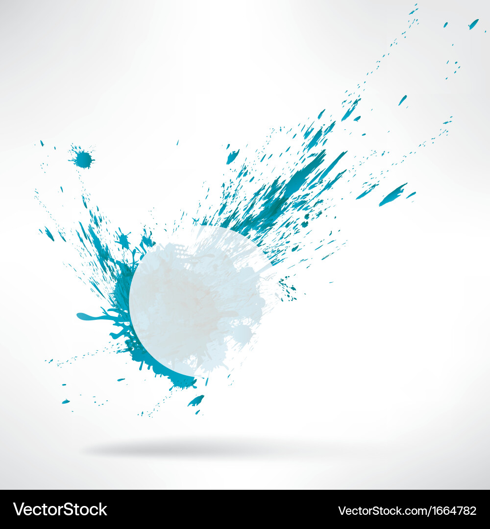 Abstract Splatter Background vector image