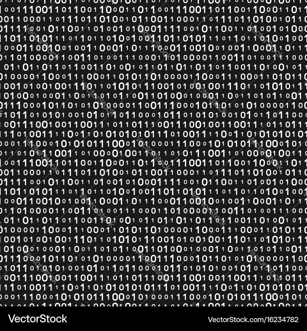 Binärcode Muster vektorbild