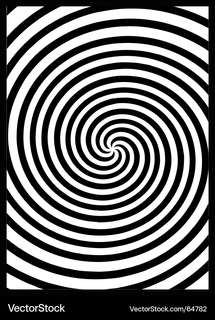 Dynamic Spiral Pattern vector image