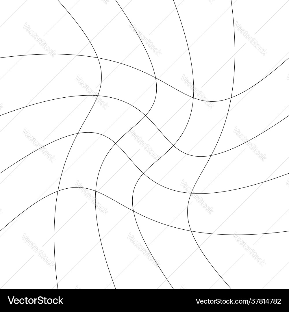 Grid mesh lattice grating with distort deform Vector Image
