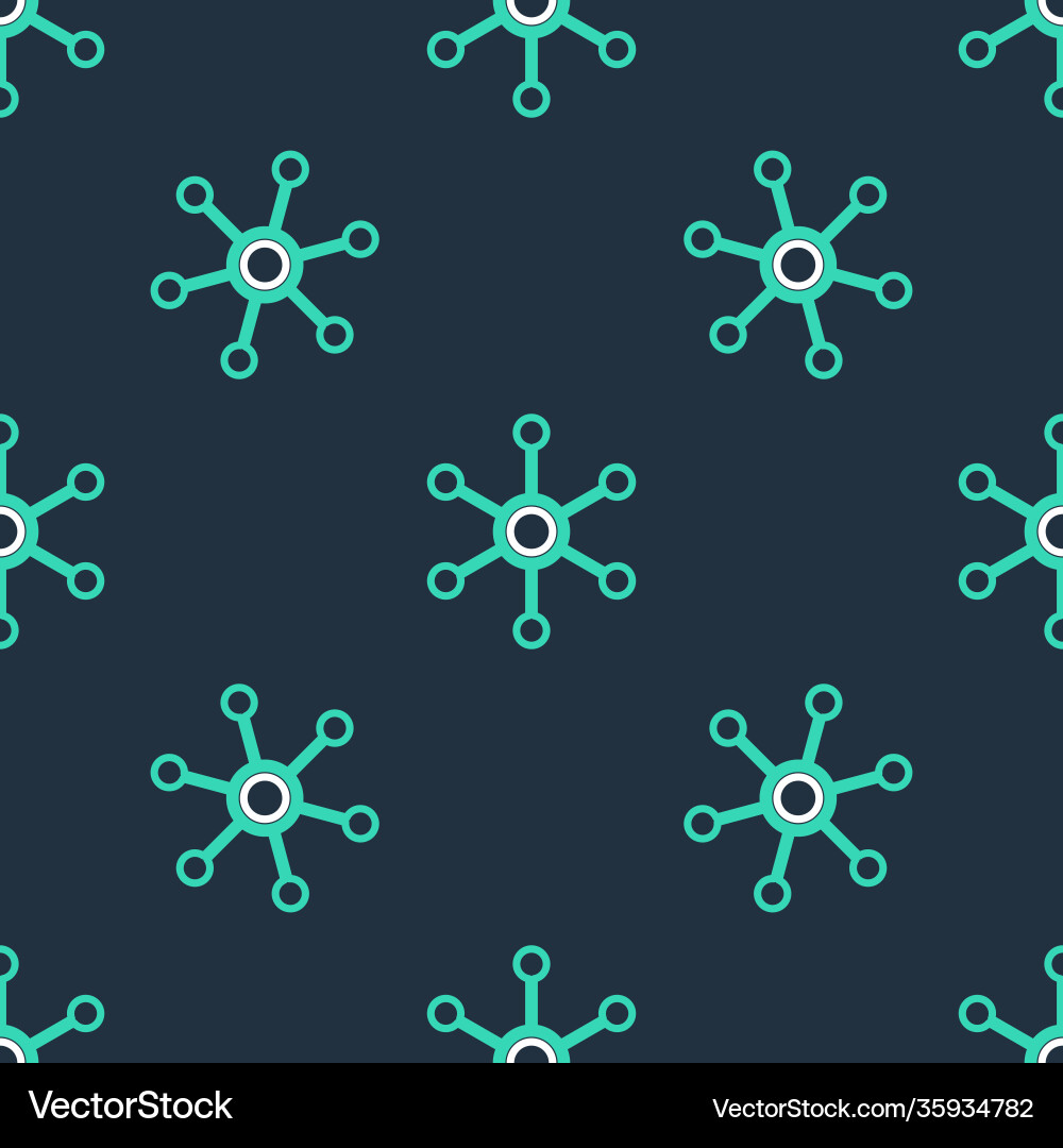 Line network icon isolated seamless pattern Line network icon isolated seamless pattern vector image