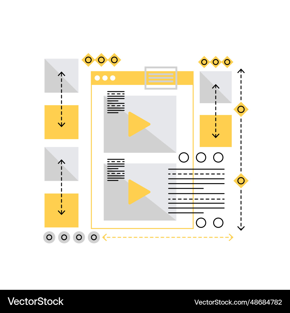 Online educational tutorials Vector Image