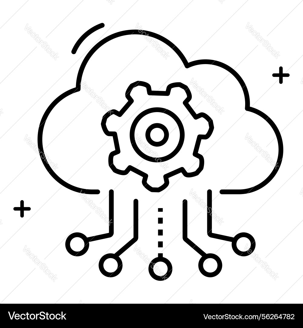 Rest api and software integration icon design Rest api and software integration icon design vector image