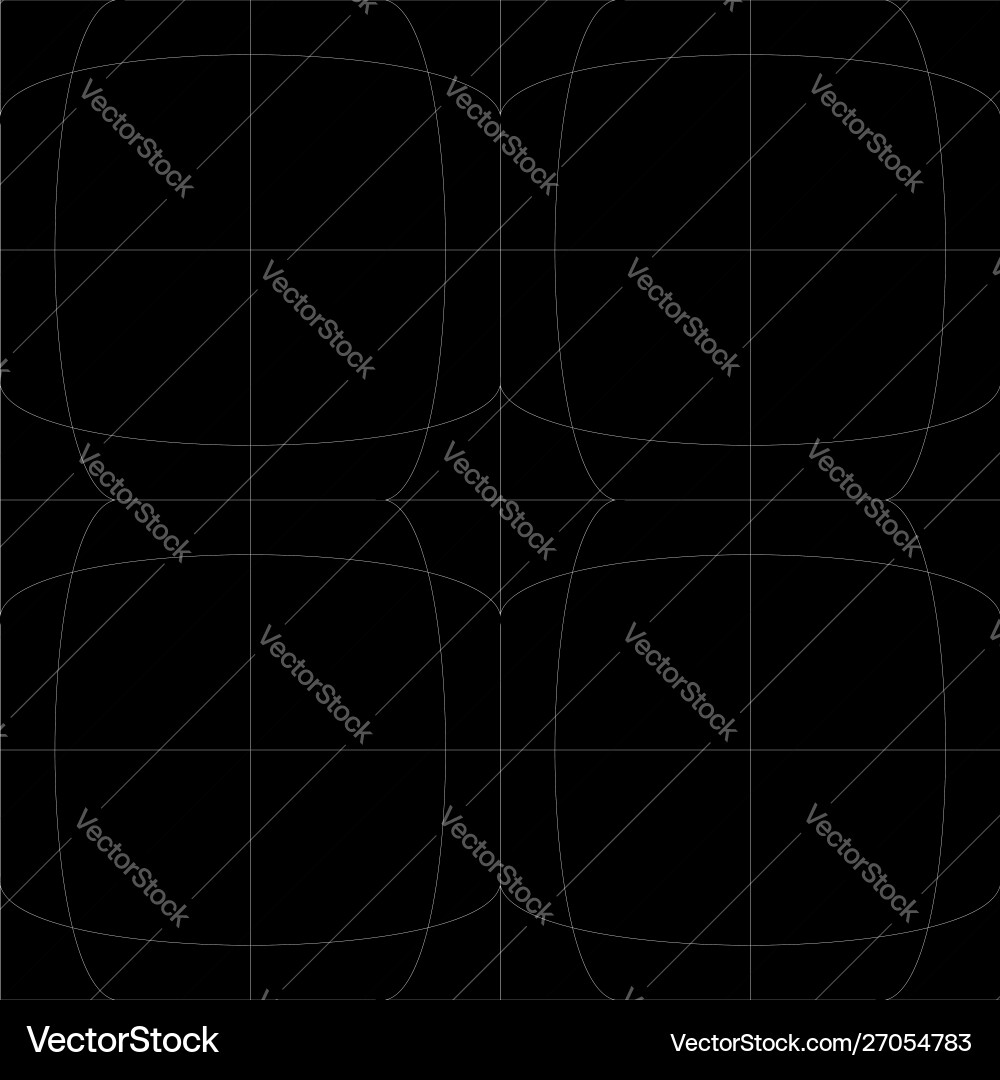 3d circular burst convex globe sphere orb distort Vector Image