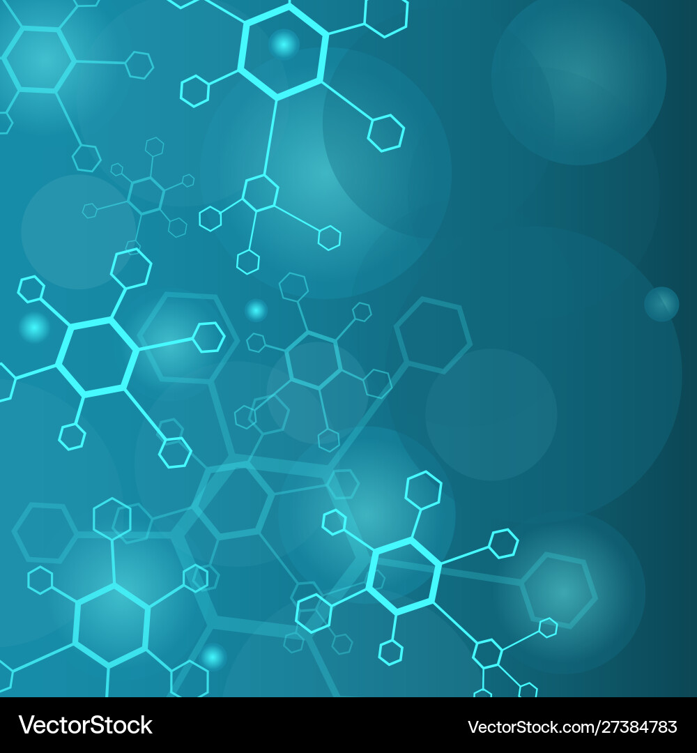 Abstract Blue Circle Background vector image