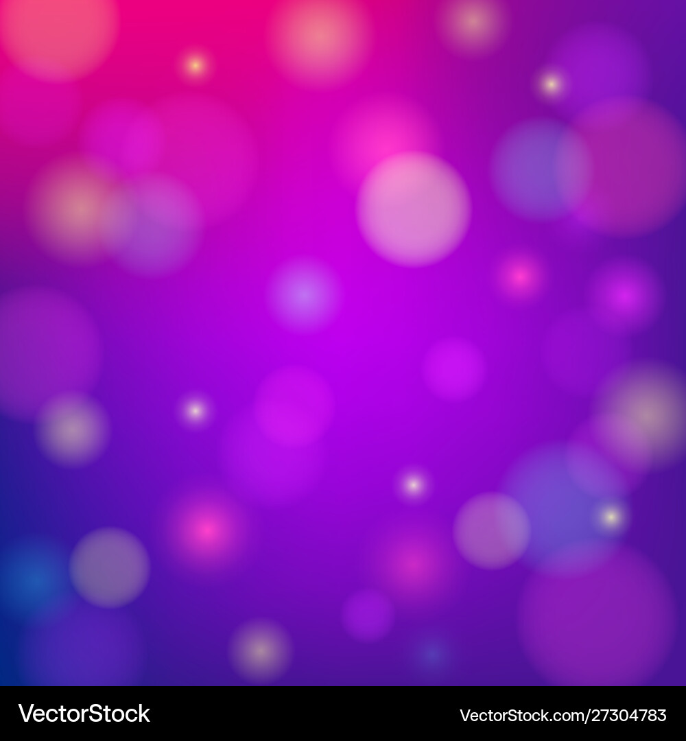 Abstract blurred background with bokeh Vector Image