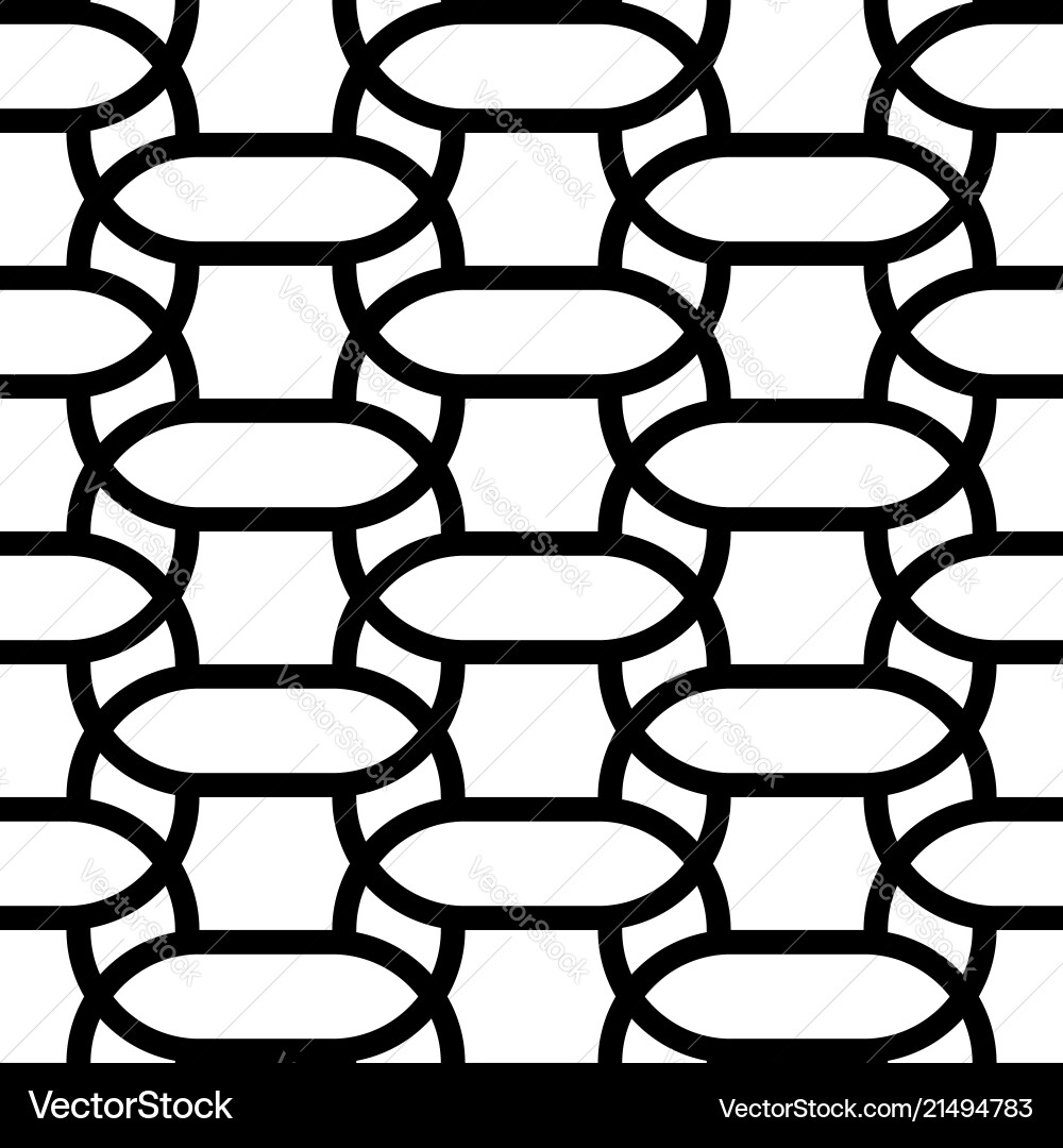 Design seamless monochrome grid pattern vector image