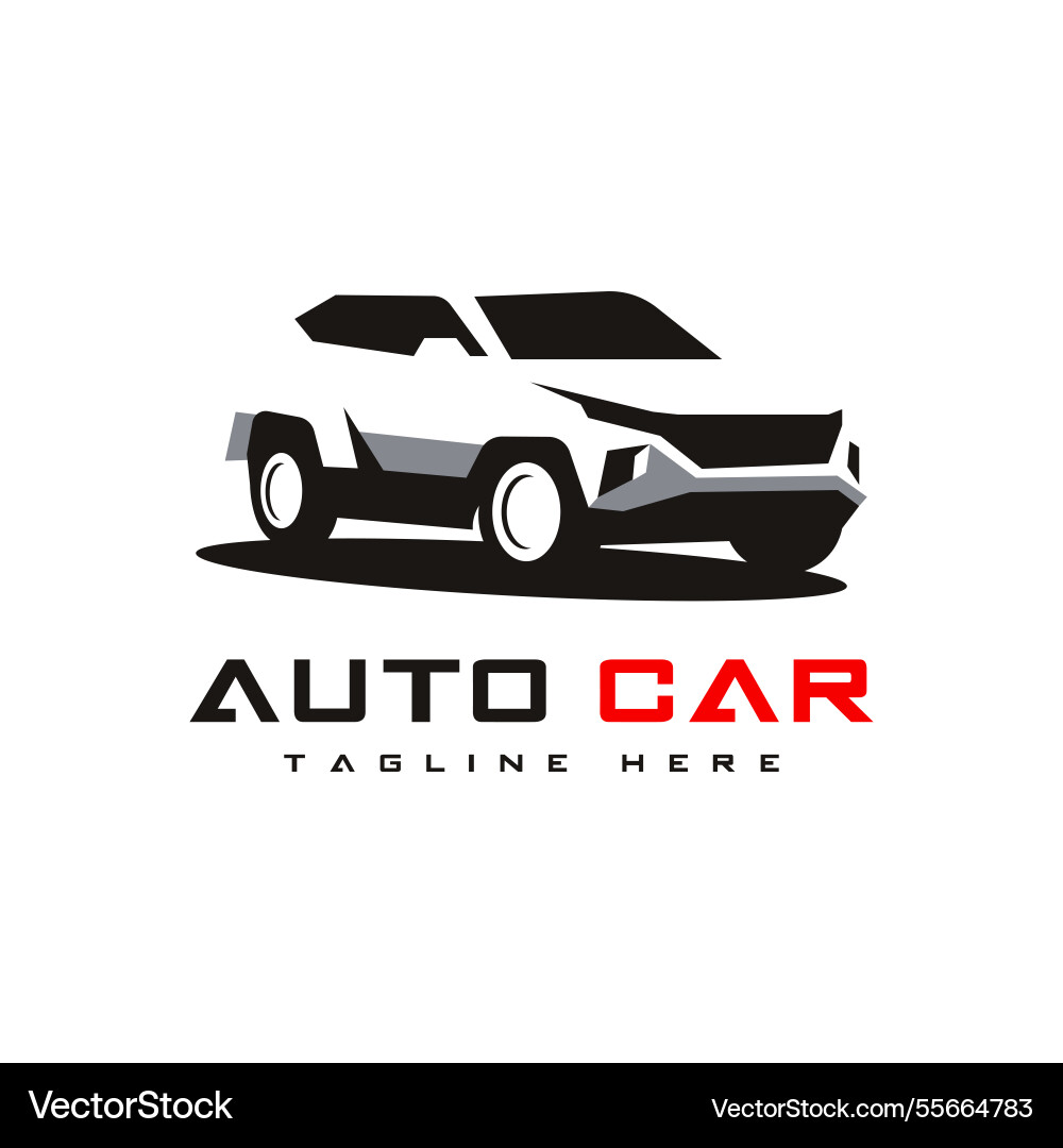 Flat car logo Royalty Free Vector Image - VectorStock