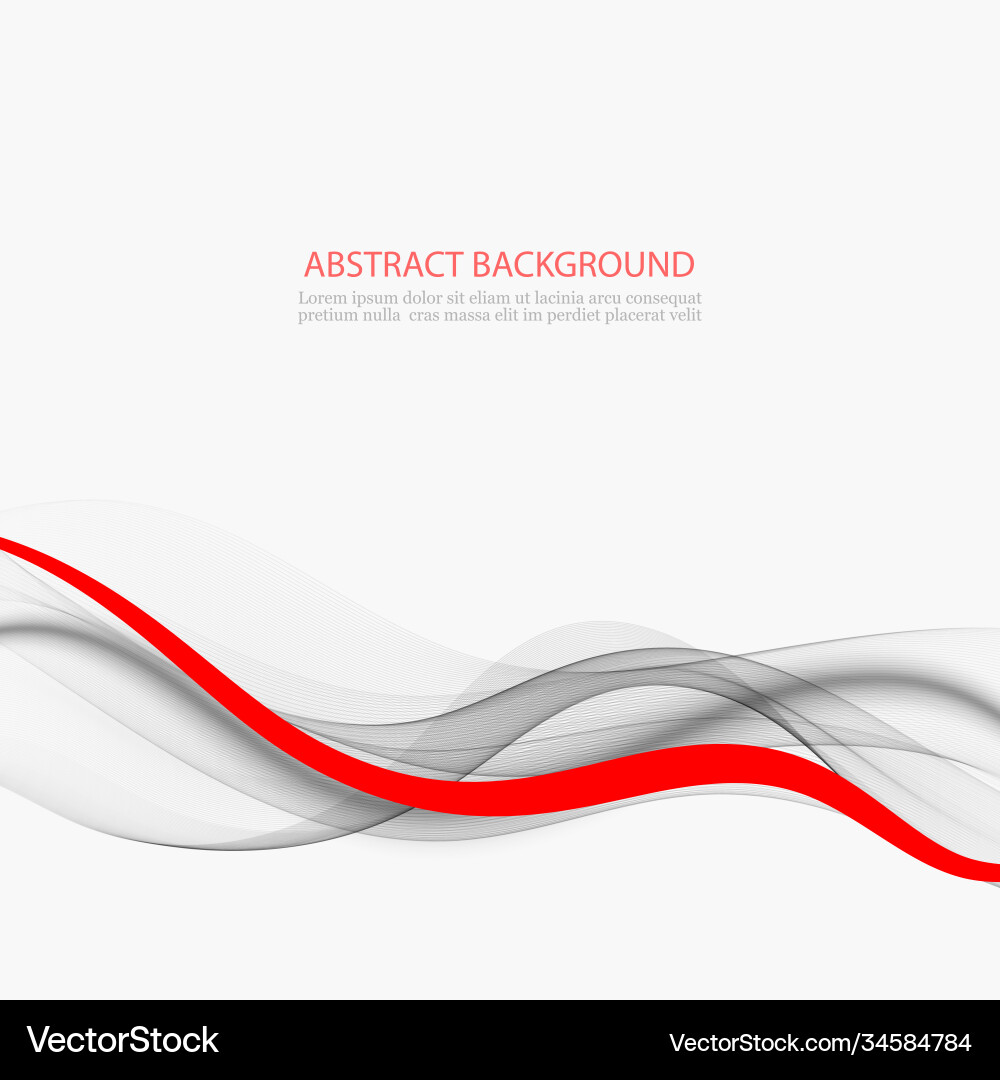Abstract Wave Flow Background Vector Image