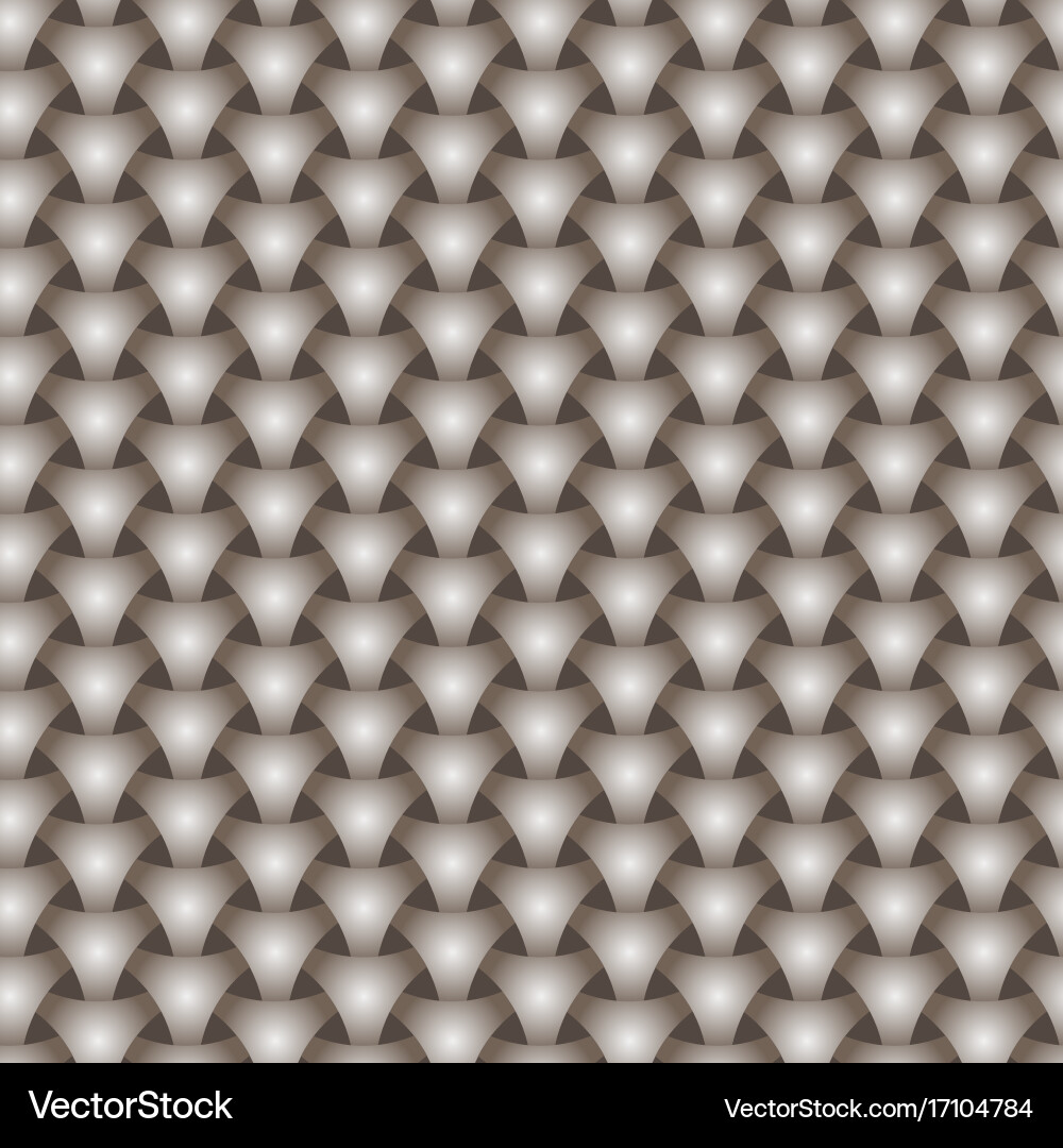 Seamless weaving triangle squama surface pattern vector image