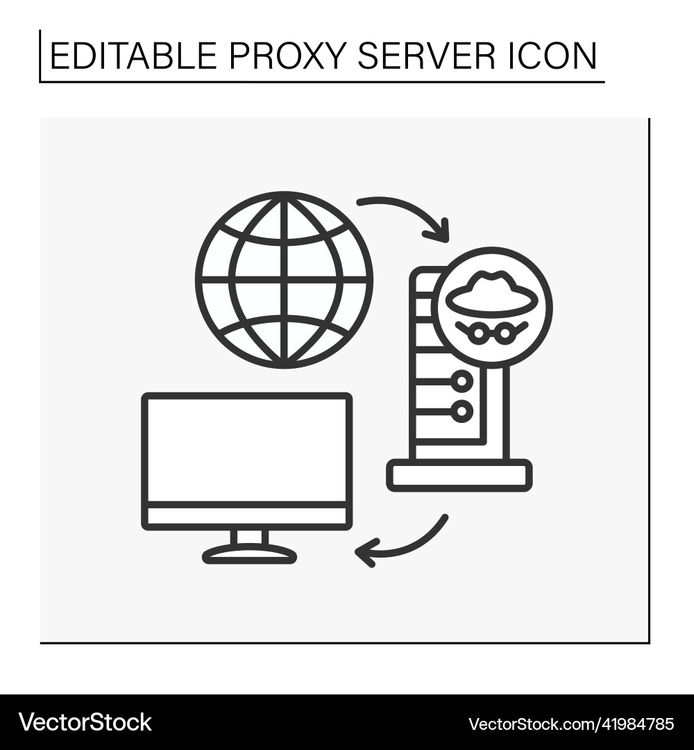 Anonymous hosting service Anonymous hosting service vector image