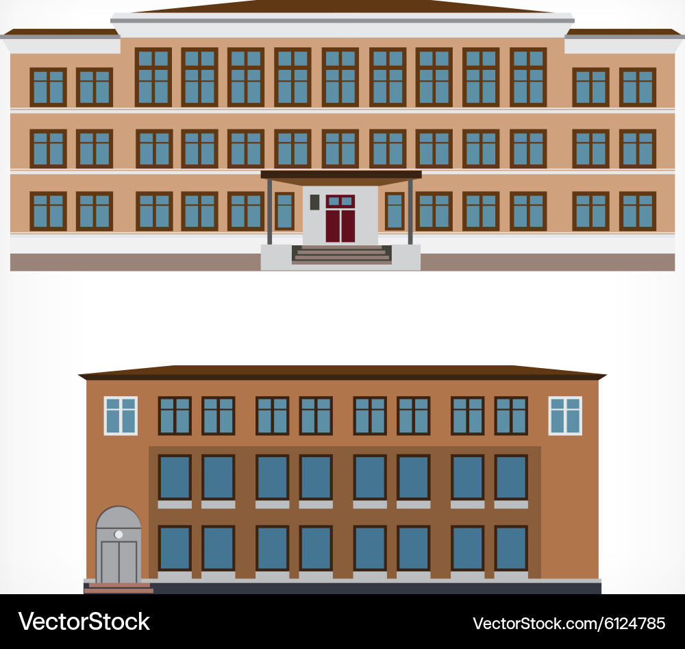 Building Set - Modern Architecture vector image