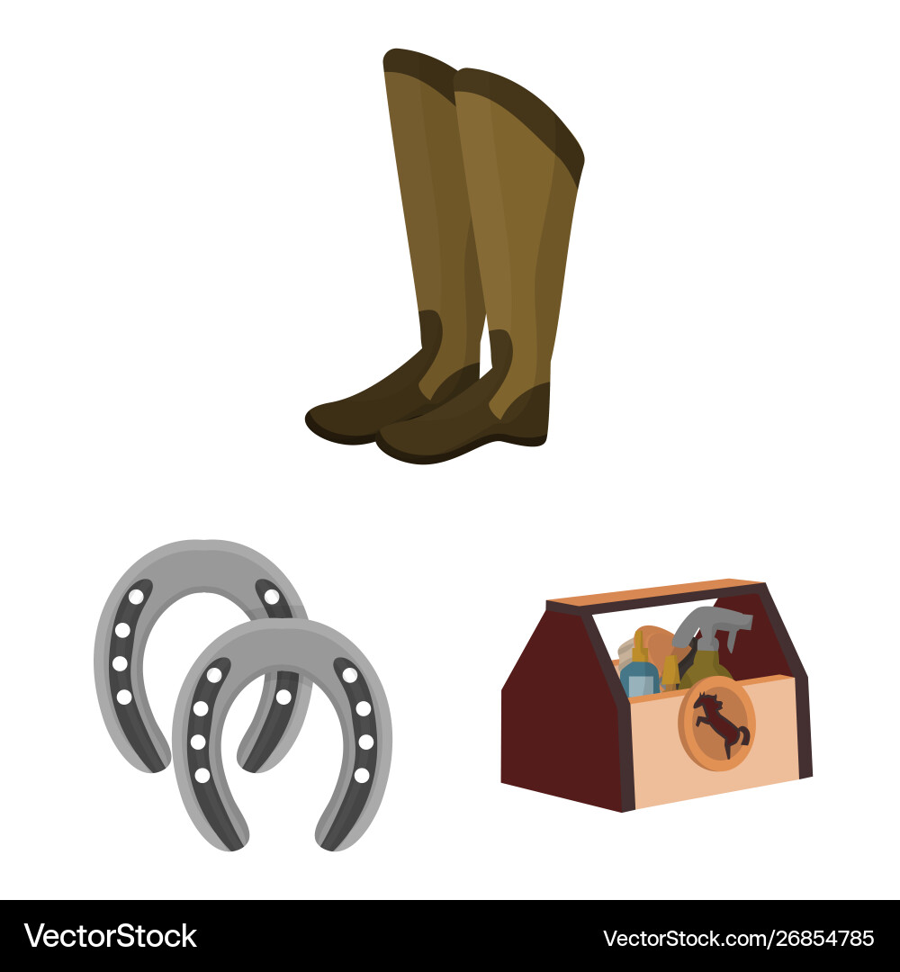 Isolated object horseback and equestrian icon Isolated object horseback and equestrian icon vector image