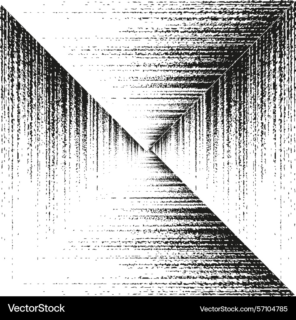 Triangular stripe form radiant line triangle Triangular stripe form radiant line triangle vector image