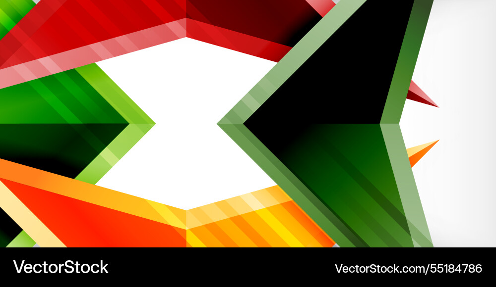 Abstract background color triangles and arrows Abstract background color triangles and arrows Vector Image
