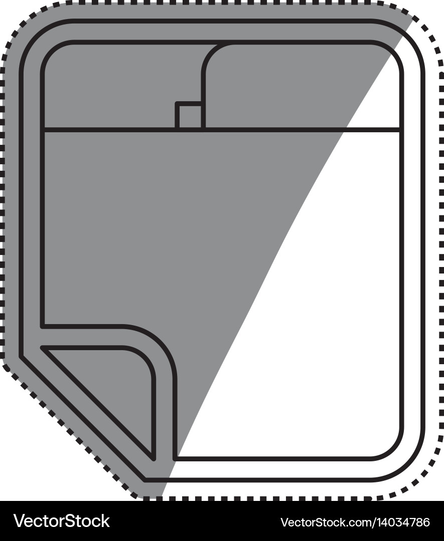 Browser web interface vector image