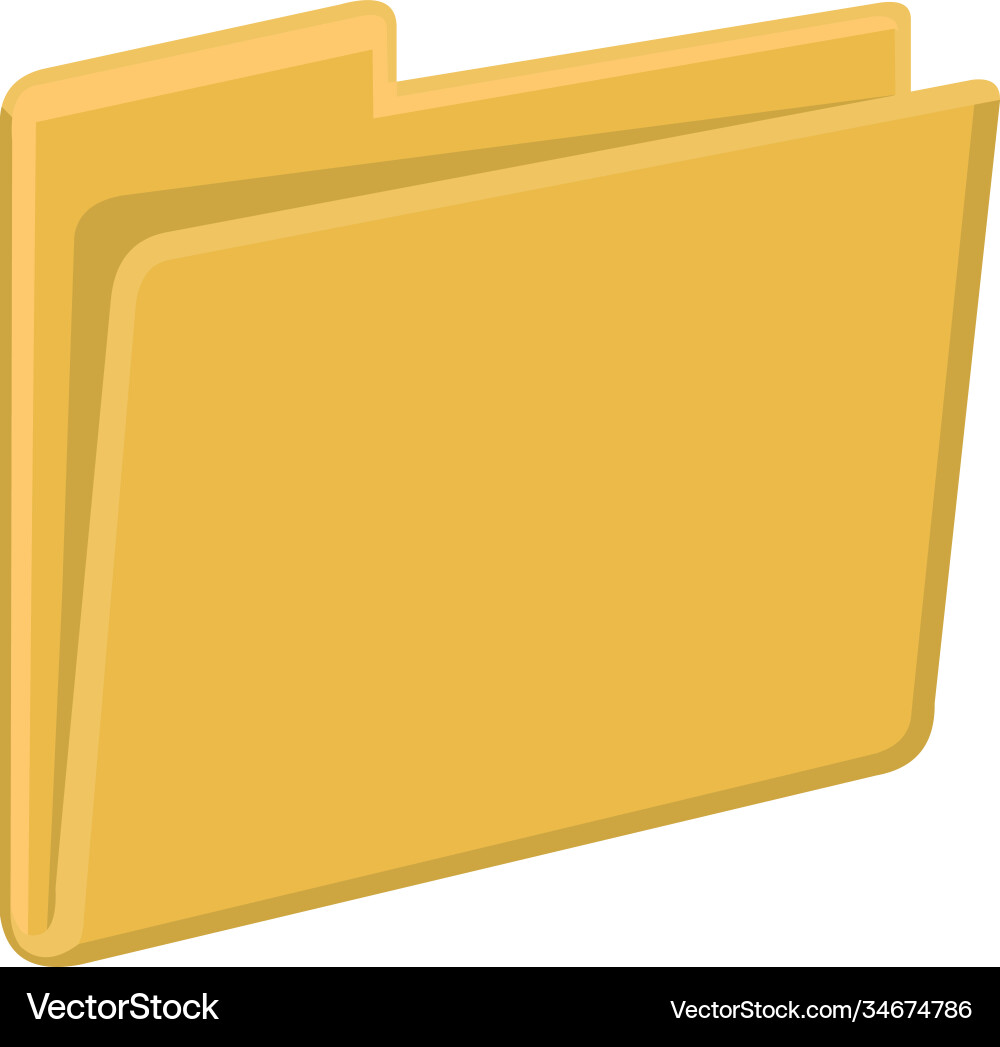File Folder Icon vector image