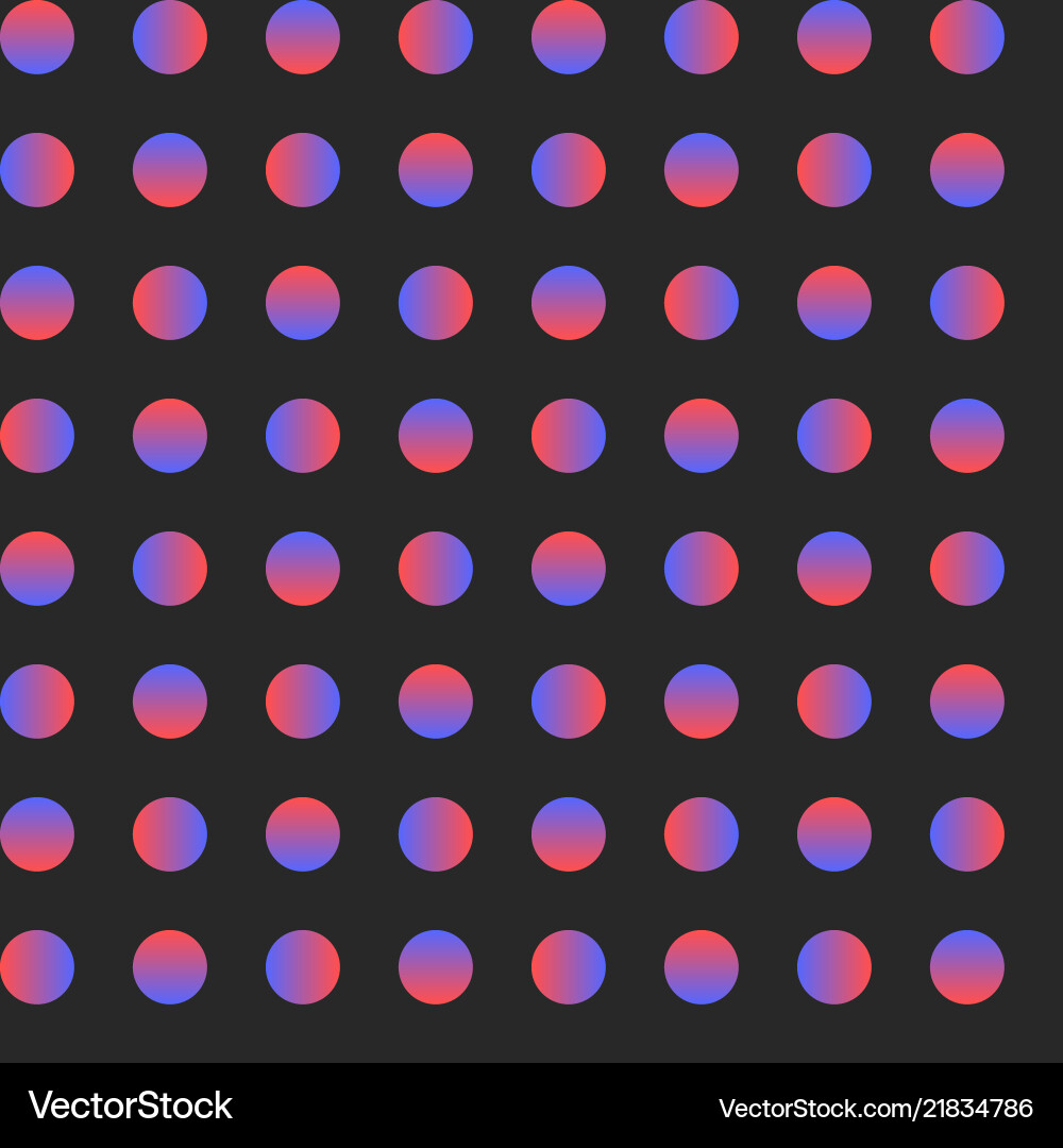 Seamless circle pattern gradient dot art vector image