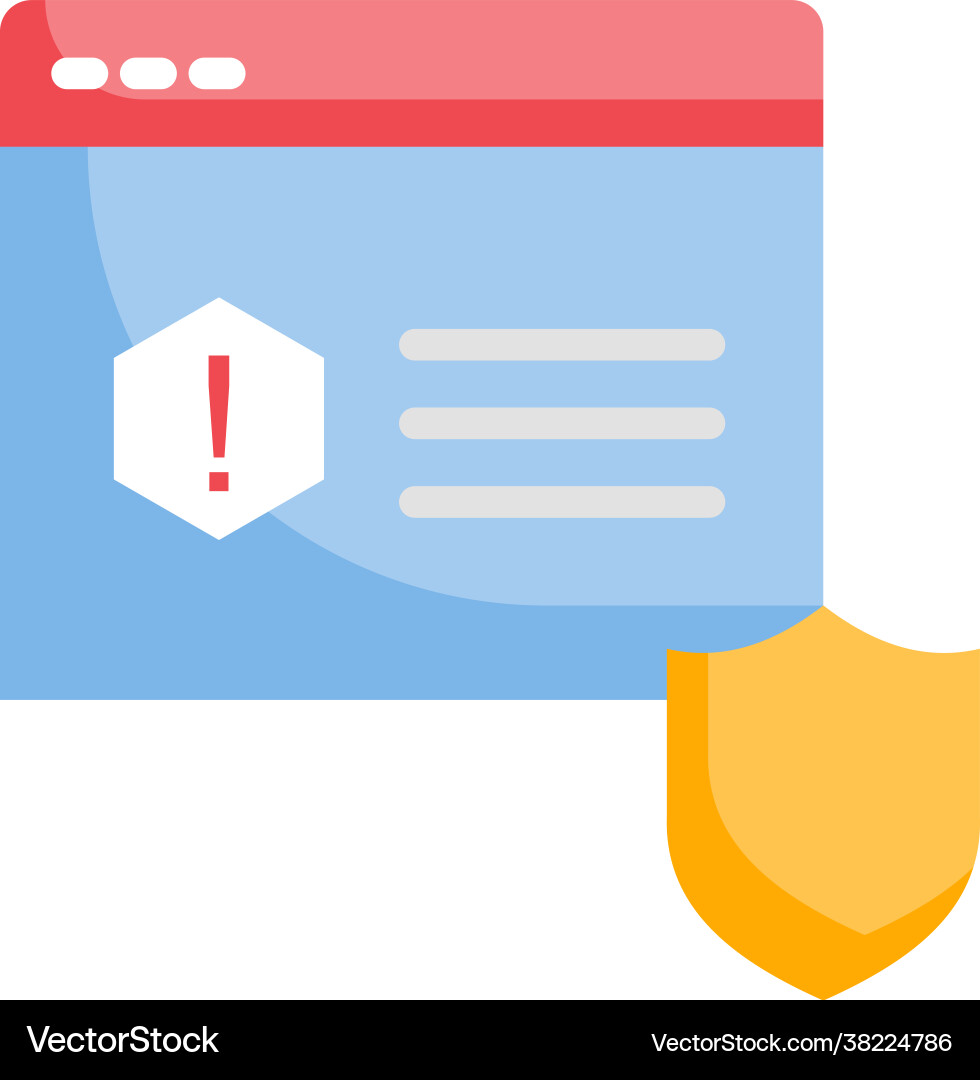Web security style Web security style vector image