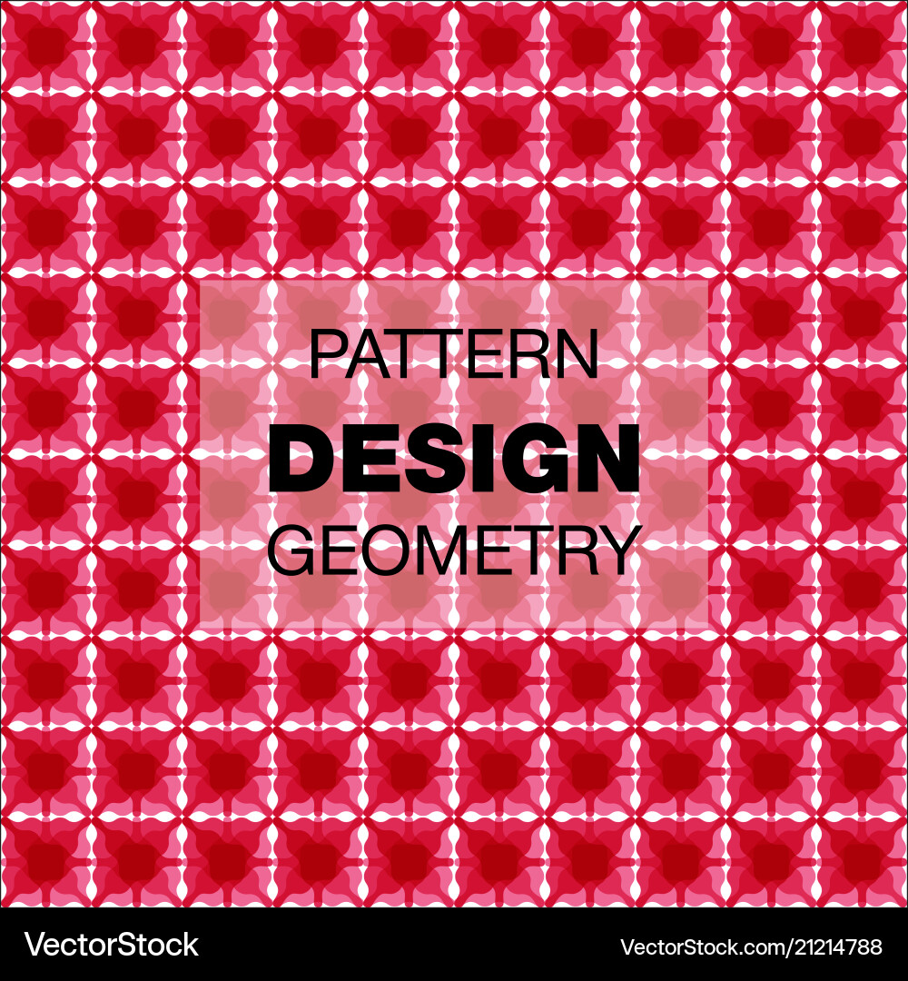 Abstract geometric pattern with lines rhombuses vector image