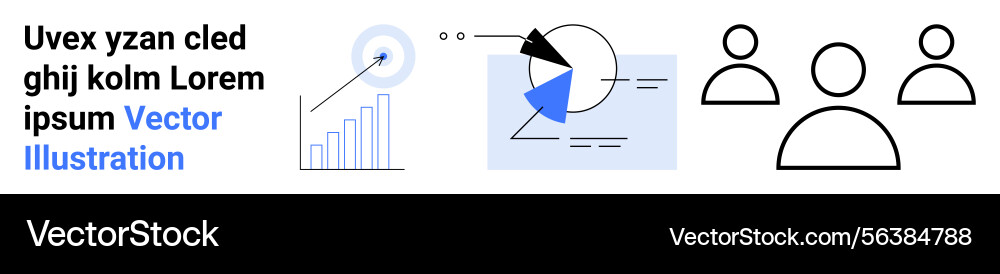 Data analytics and team collaboration with graphs Data analytics and team collaboration with graphs vector image