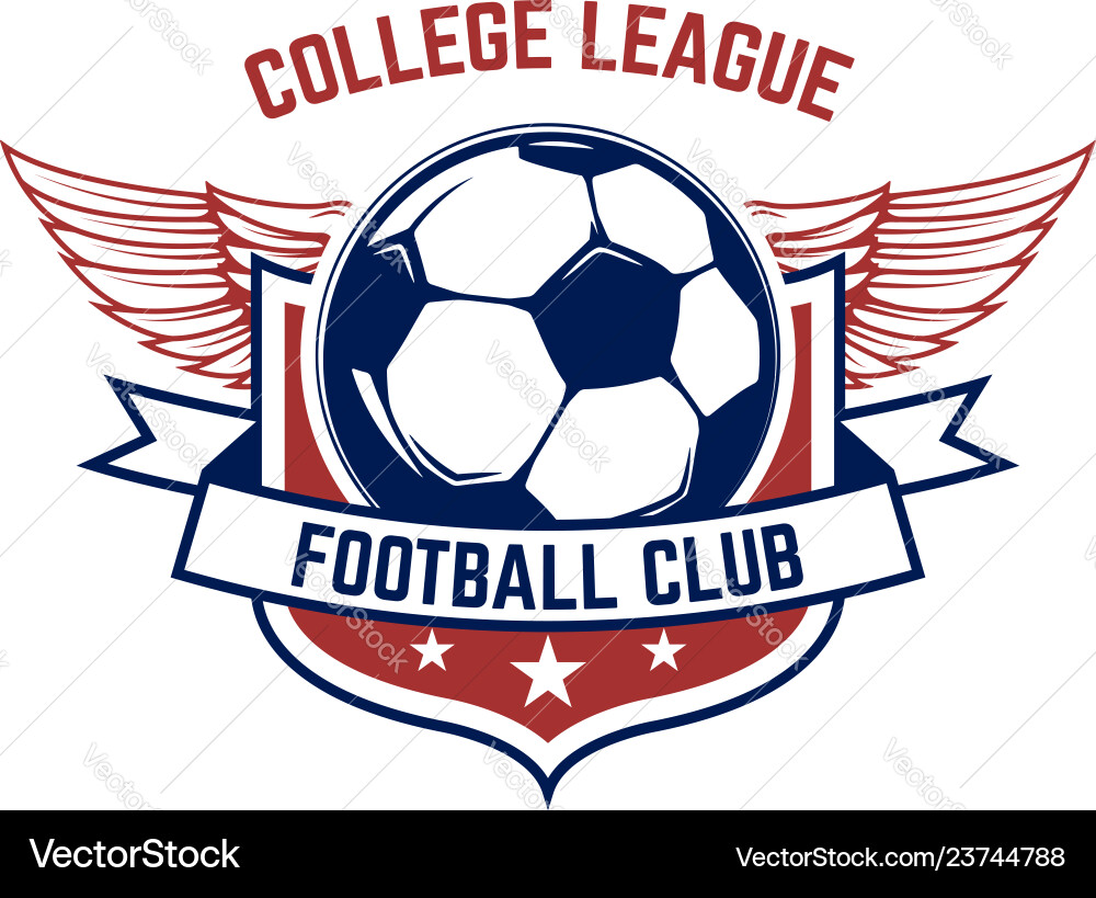 Football Emblems & Logos Vector Image